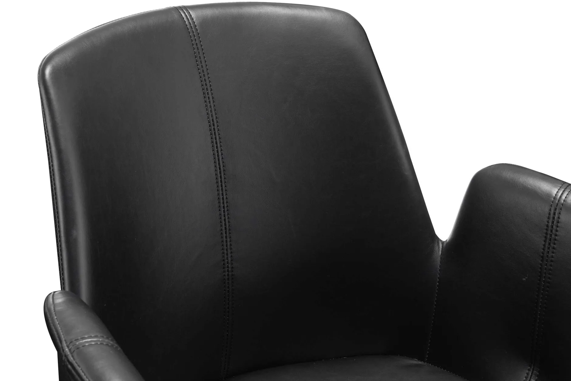 Bürostuhl Playtime - 55x60x84 cm - Schwarz/PU Kunstleder