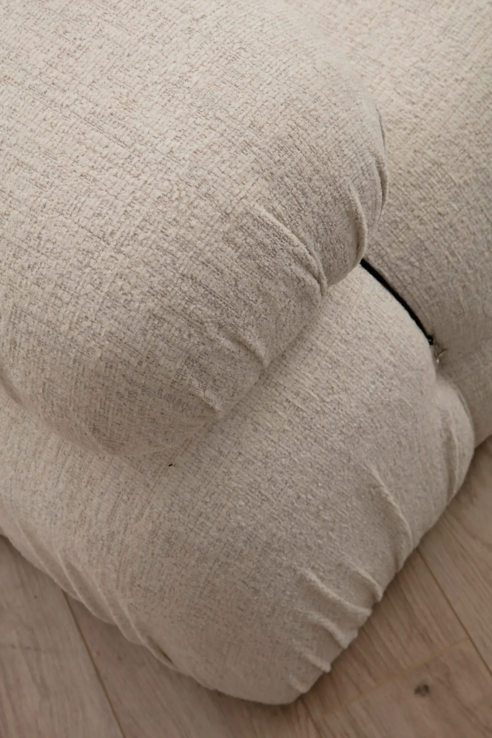 Bubble Ecksofa | BUCHENHOLZ / SPANPLATTE | Creme