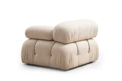 Bubble Ecksofa | BUCHENHOLZ / SPANPLATTE | Creme