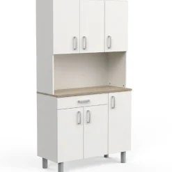 Buffetschrank Gabe-Kronberg Eiche/Mattweiß