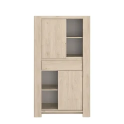 Buffetschrank Porto 90cm mit 2 Türen und 1 Schublade - jackson oak