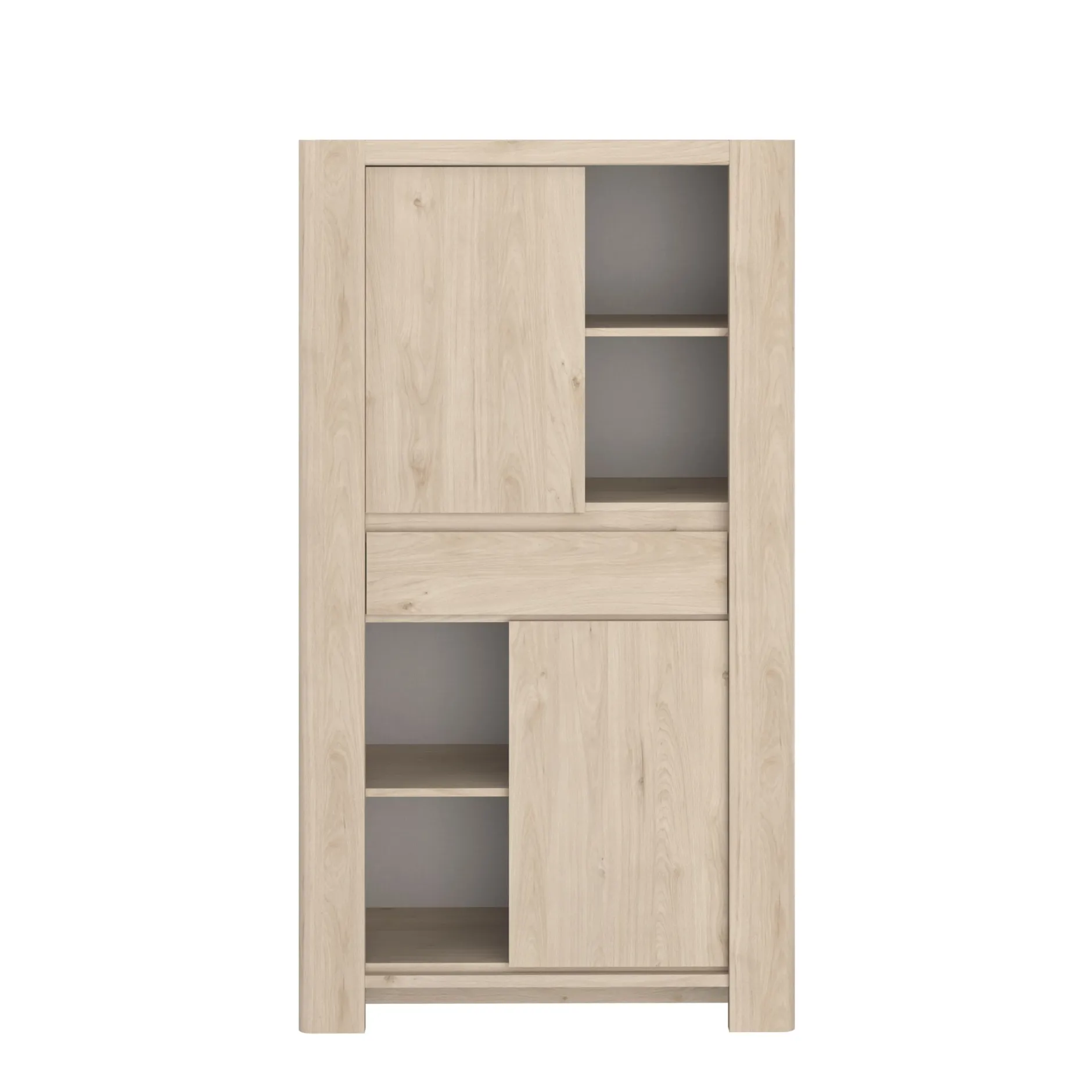 Buffetschrank Porto 90cm mit 2 Türen und 1 Schublade - jackson oak
