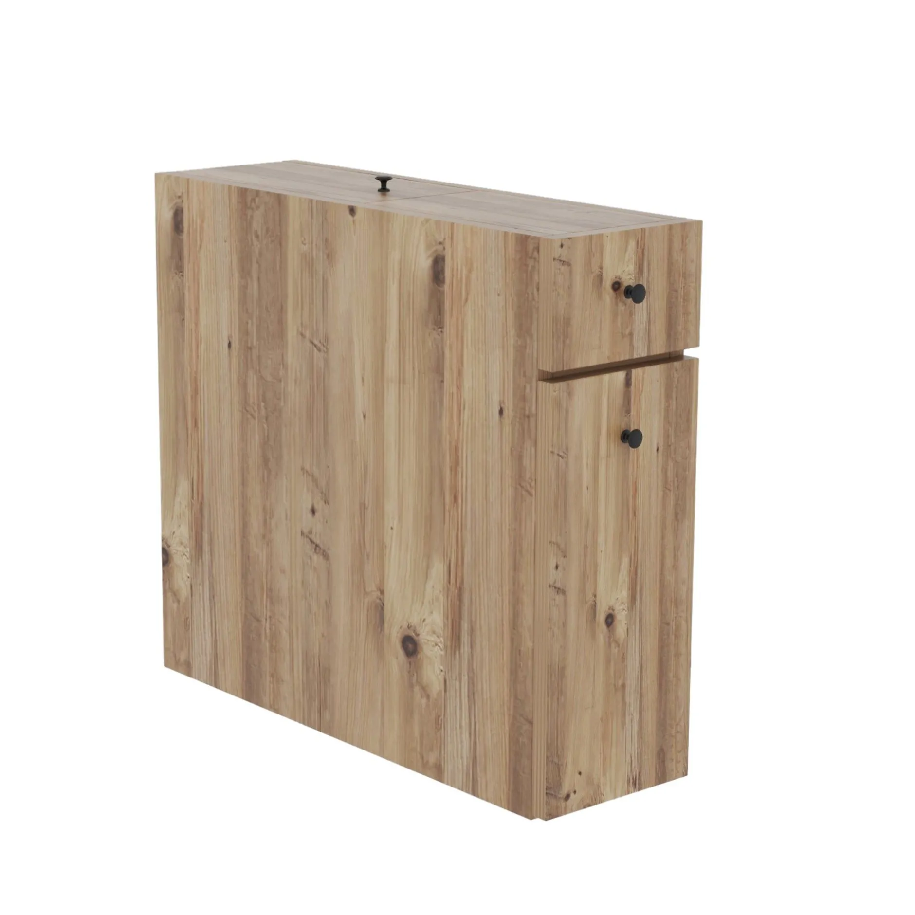 Calencia Badezimmerschrank | 100 % MELAMIN | Eiche