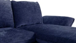 Candy Eckbank rechts - mit Stauraum - blau