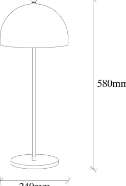 Can Tischlampe | METALLGEHÄUSE | Schwarz
