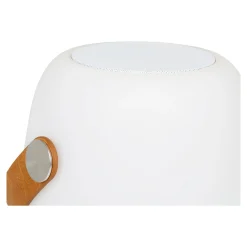Cardiff LED-Lampe weiß mit Bluetooth-Lautsprecher