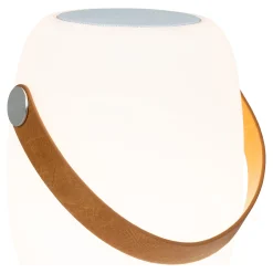 Cardiff LED-Lampe weiß mit Bluetooth-Lautsprecher