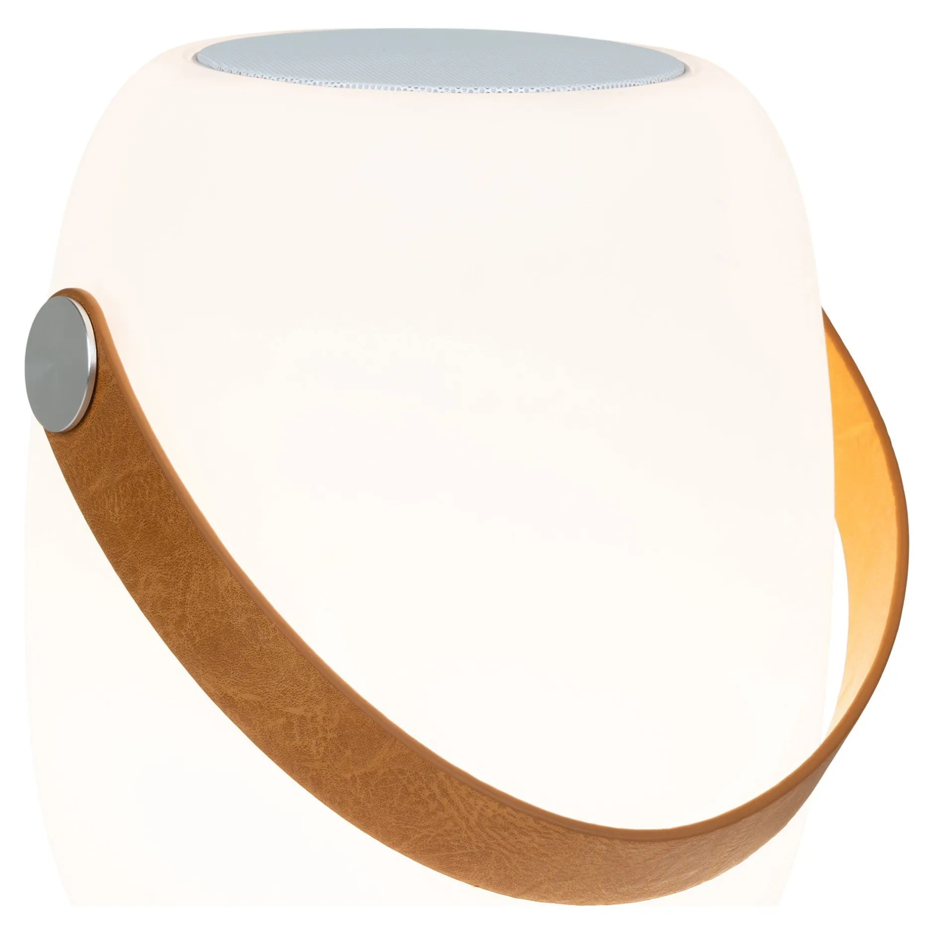 Cardiff LED-Lampe weiß mit Bluetooth-Lautsprecher