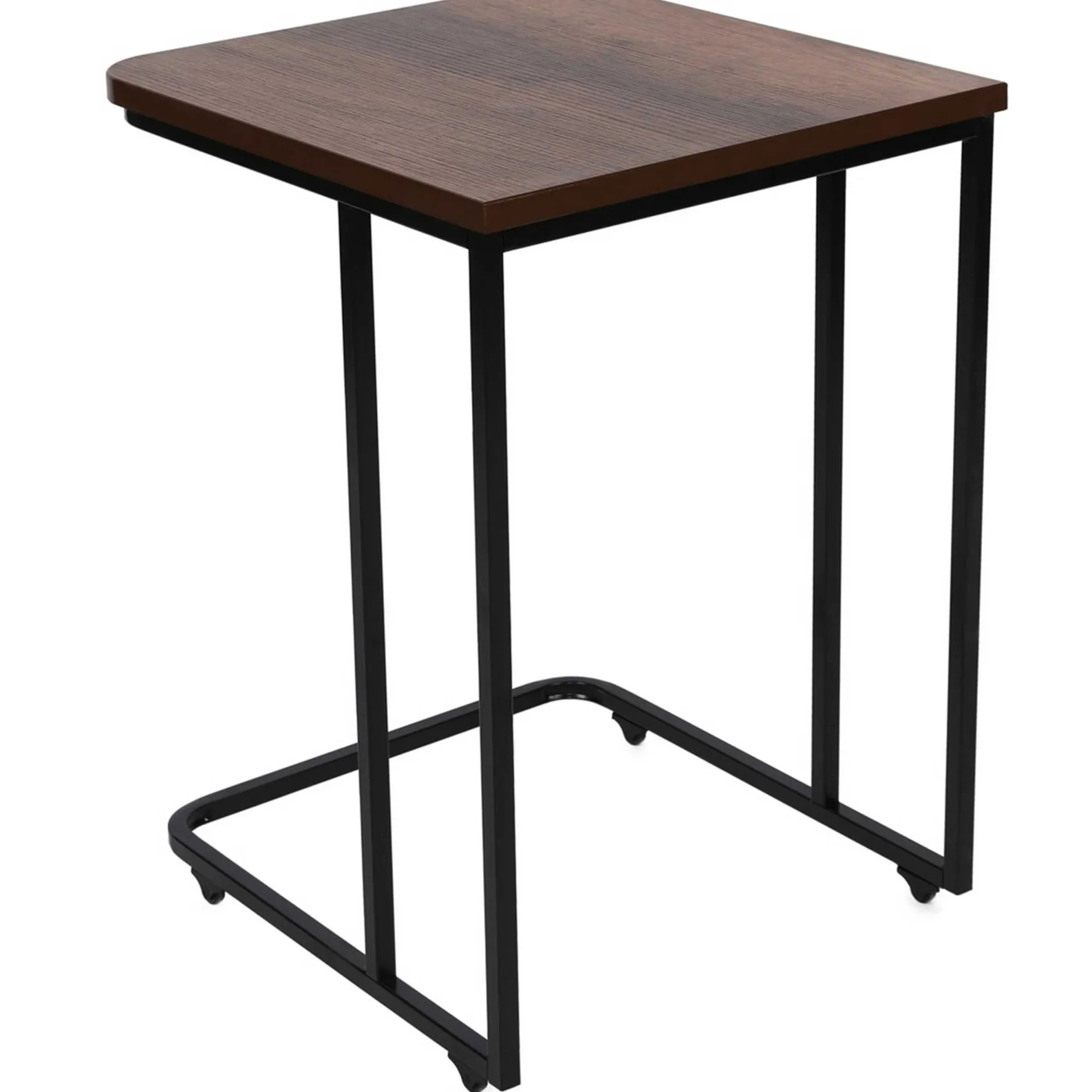 Ce Metal Zigon Satztisch (3-teilig) | METALLRAHMEN | Walnuss, Schwarz
