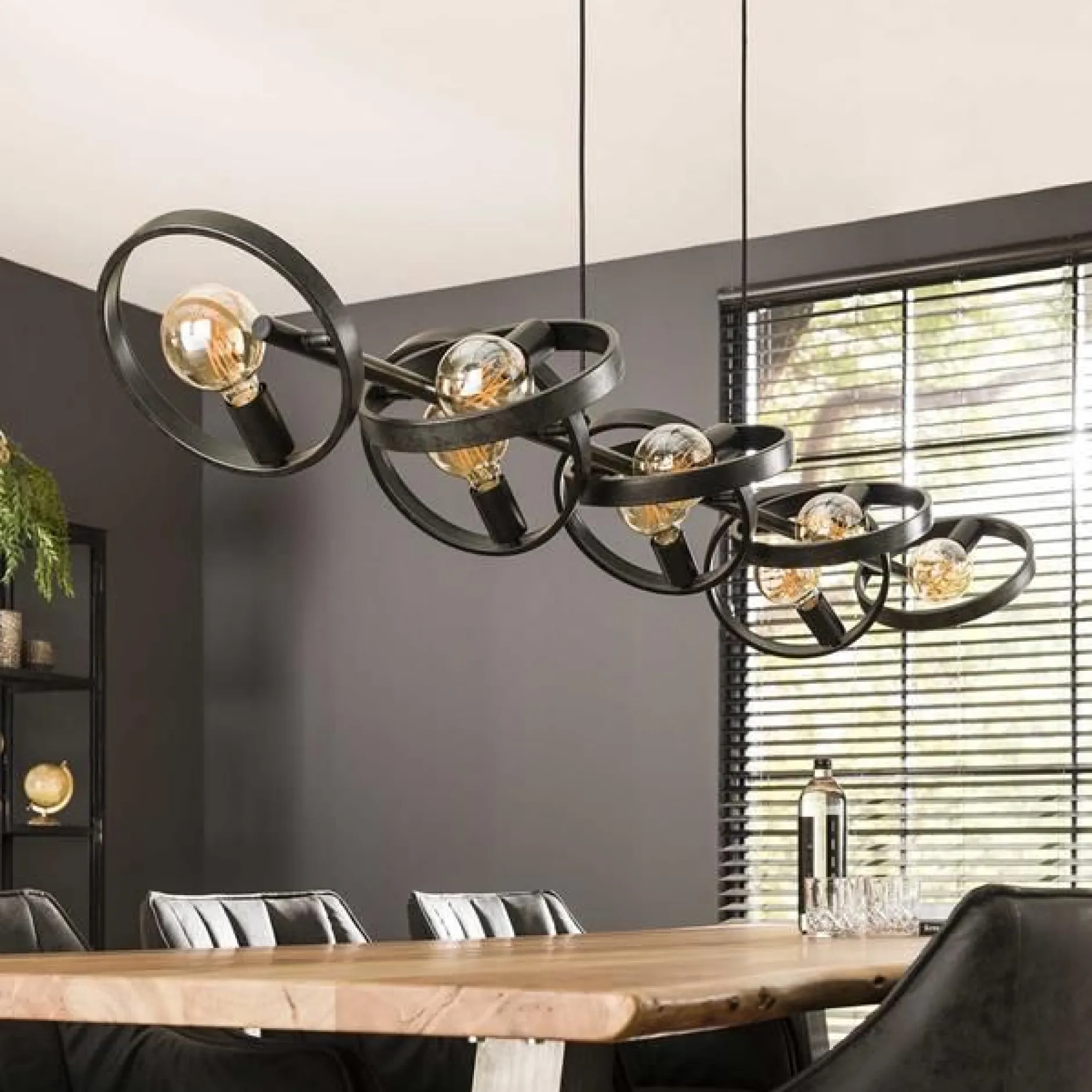Charles-Charcoal Pendelleuchte