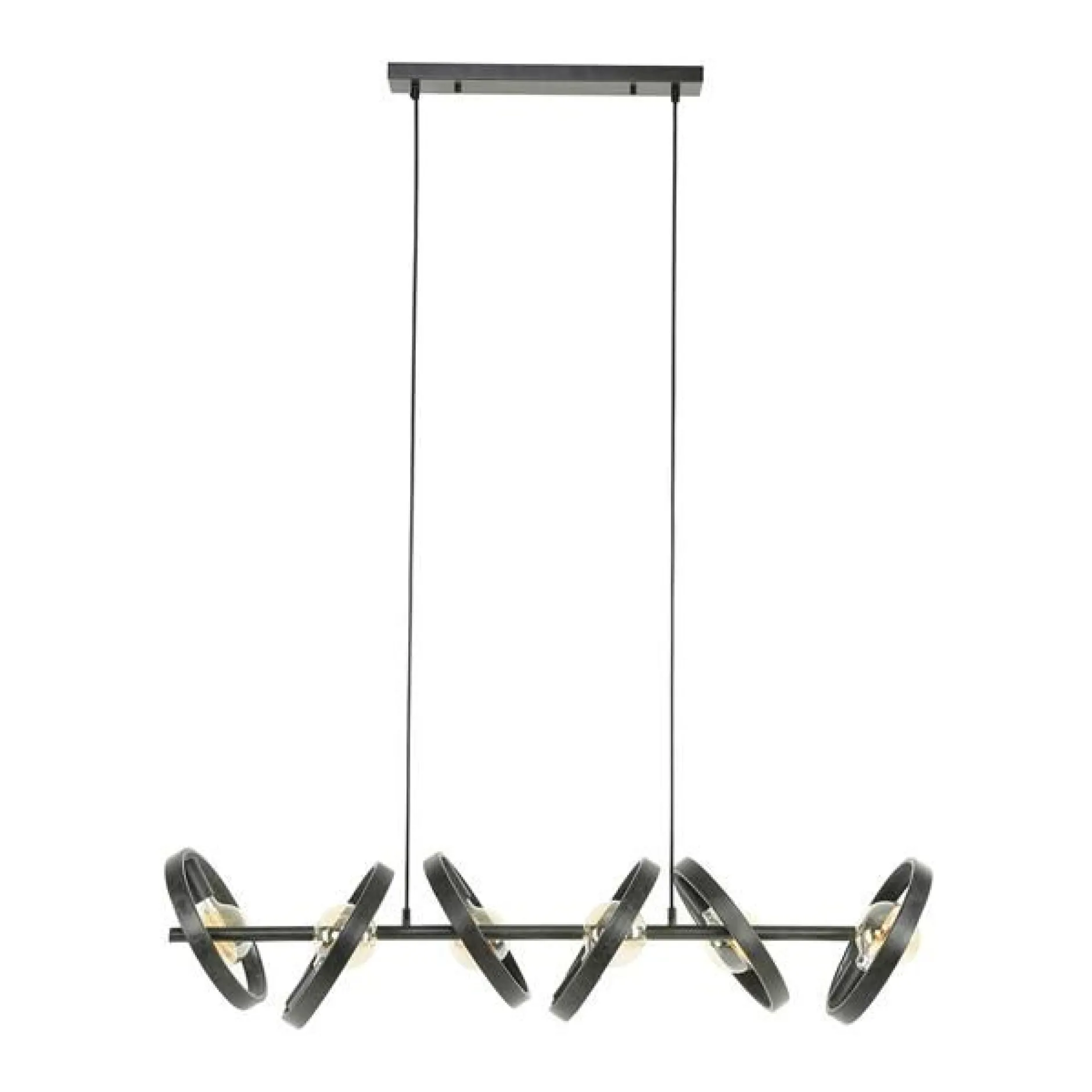 CharlesHängeleuchte für 3 Lichtquellen -Charcoal