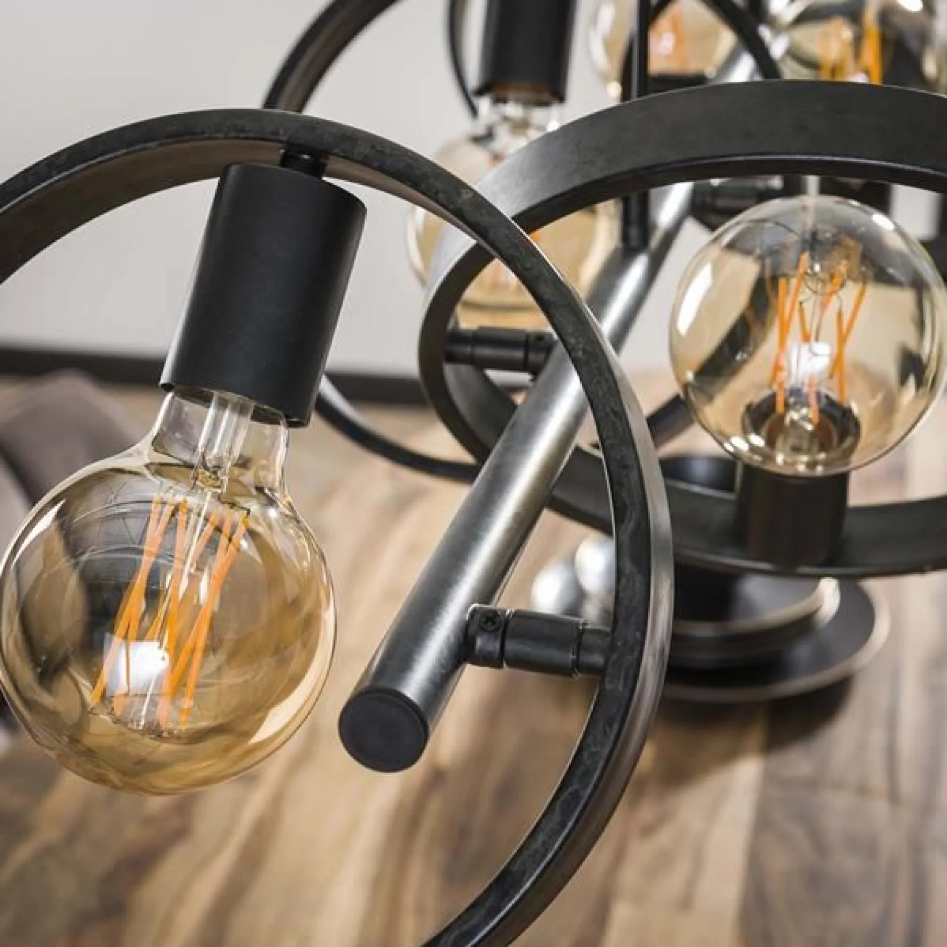 CharlesHängeleuchte für 3 Lichtquellen -Charcoal