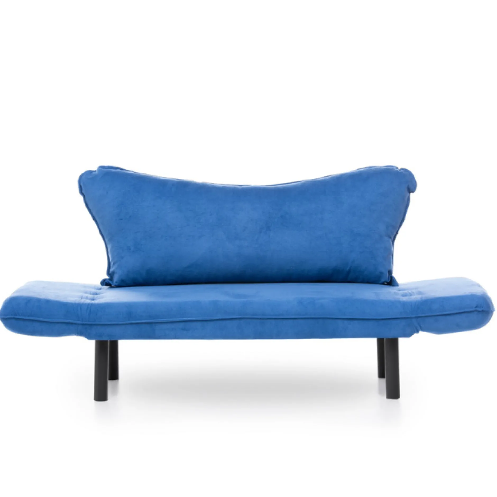 Chatto 2-Sitzer-Schlafsofa | Metallrahmen | Blau
