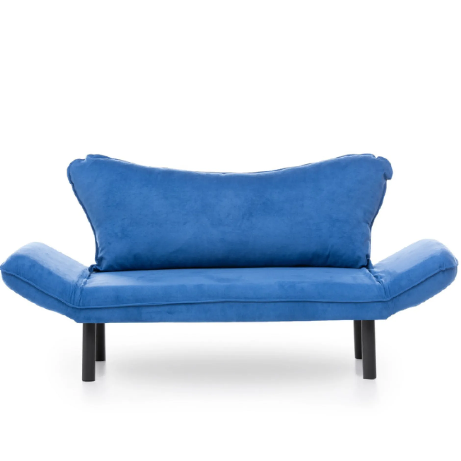 Chatto 2-Sitzer-Schlafsofa | Metallrahmen | Blau