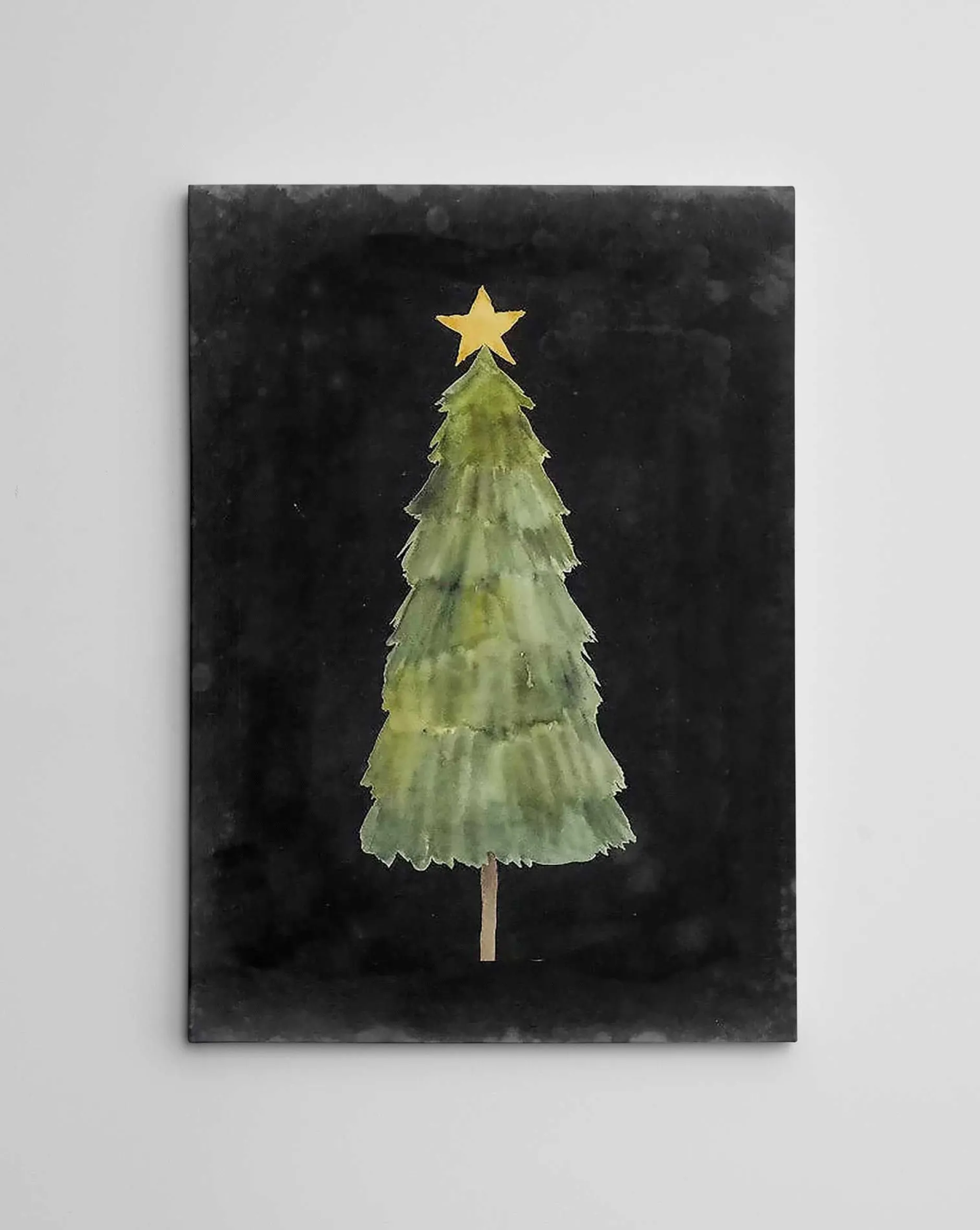 Christmas Bouquet Dekoratives Leinwandbild | Holzrahmen | 70 x 100 cm