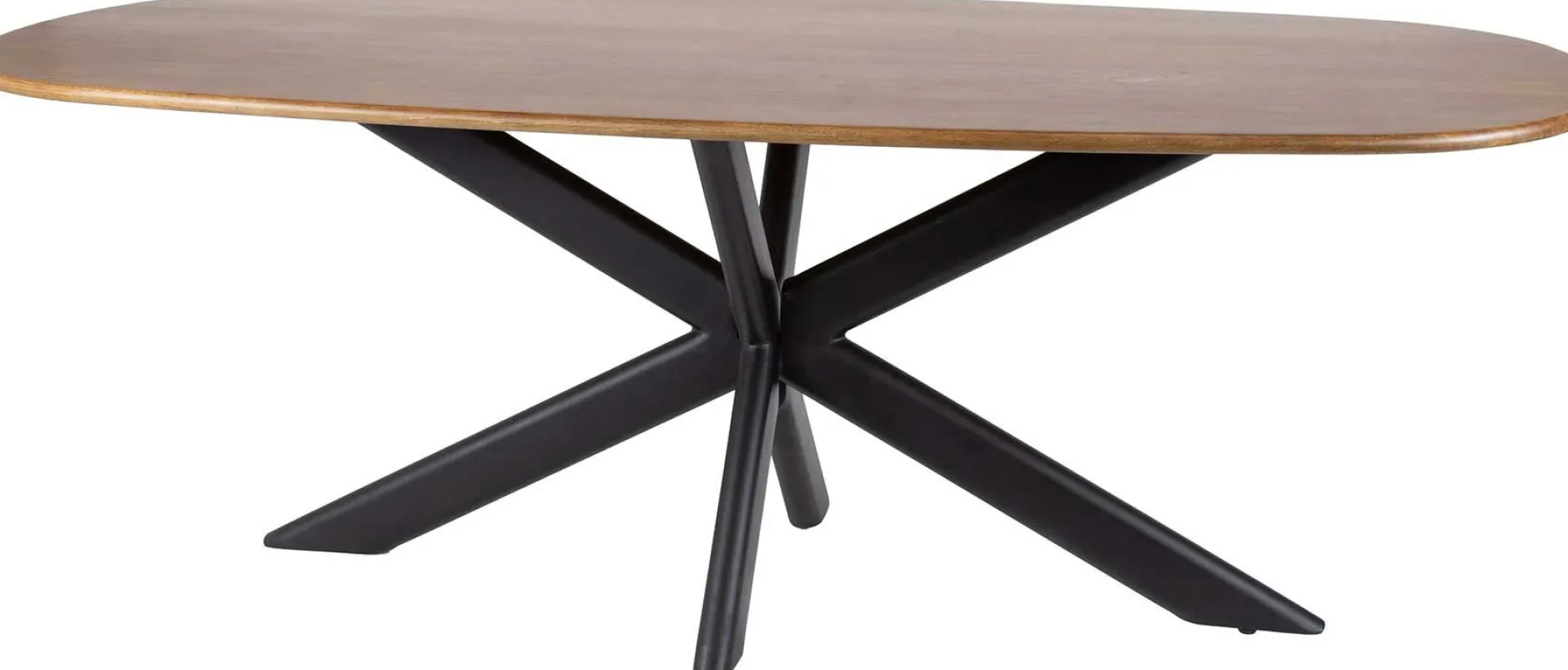 Cliff Oval Tube Esstisch 215cm - Mango Sand