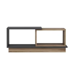 Consept Couchtisch | 100 % MELAMIN | Anthrazit, Eiche