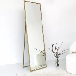 Cool Standspiegel | METALLRAHMEN | Gold