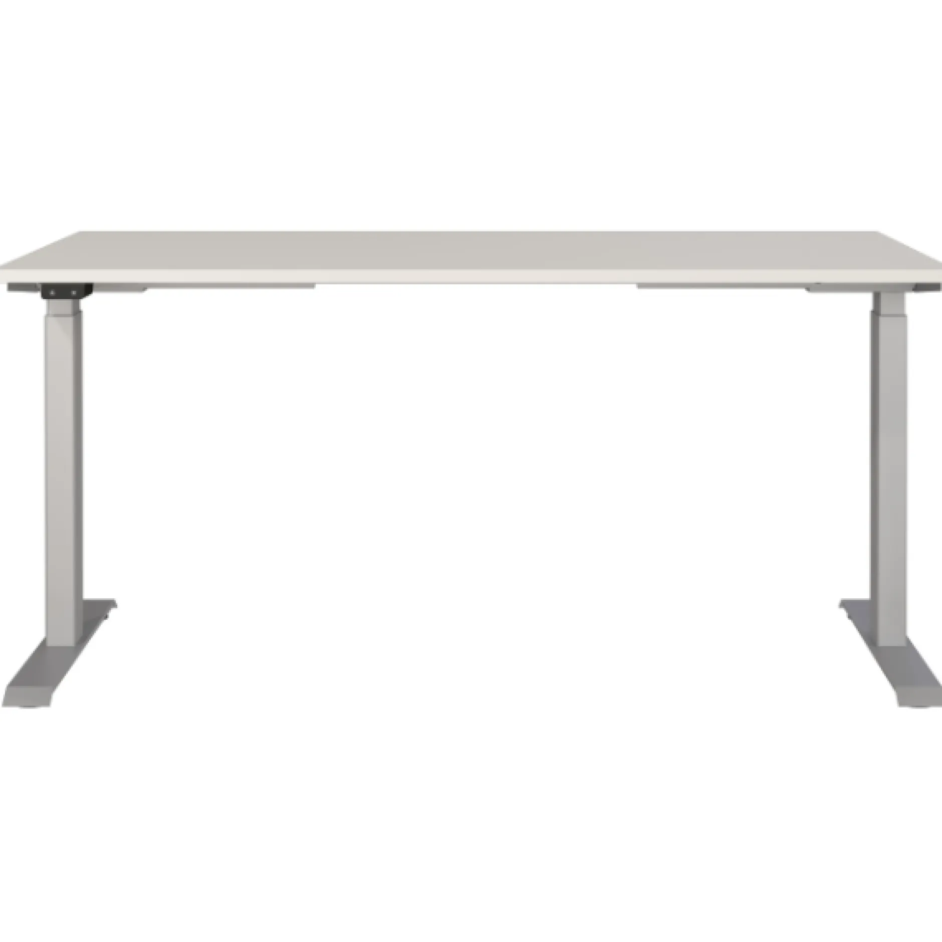 Cornel Elektrisch verstellbarer Schreibtisch - 160x80x72cm - hellgrau