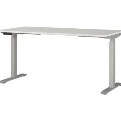 Cornel Elektrisch verstellbarer Schreibtisch - 160x80x72cm - hellgrau