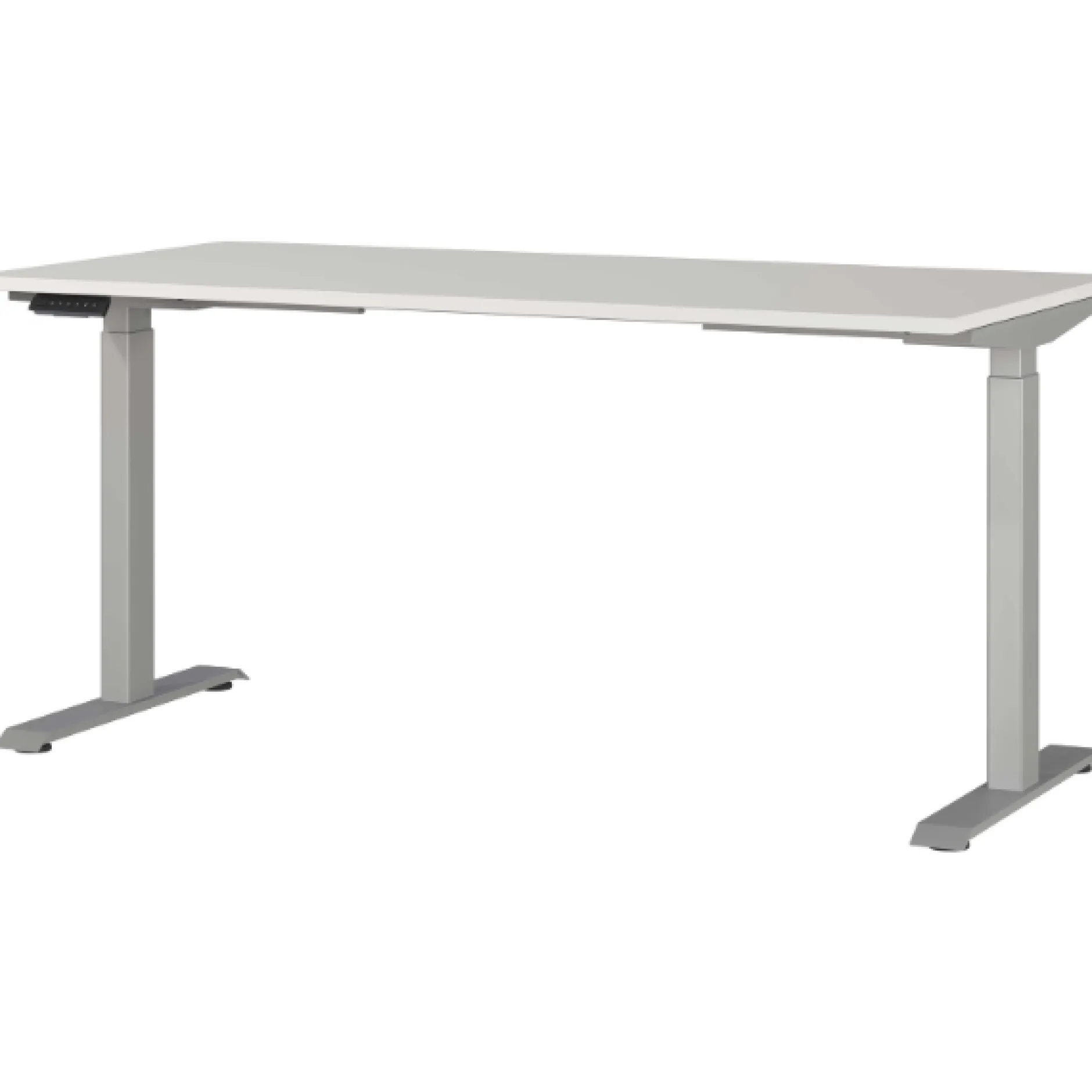 Cornel Elektrisch verstellbarer Schreibtisch - 160x80x72cm - hellgrau