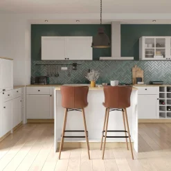Cottage Oberschrank - 120x37x55cm - 2 Türen - weiß