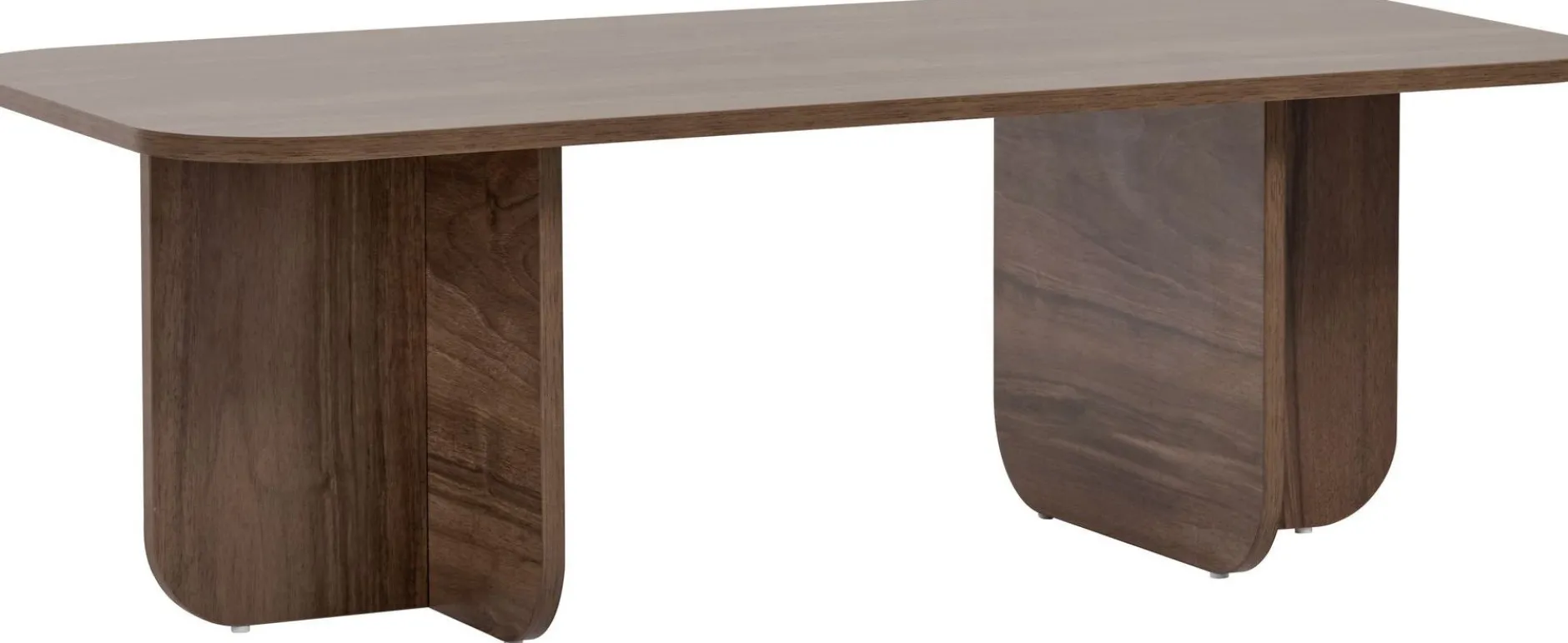 Couchtisch Akira - 100% MELAMINE - Walnuss - 41 x 60 x 120 cm