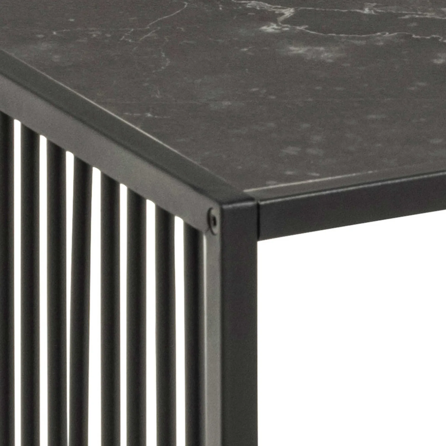 Couchtisch aus Marmor und Glas, Drahtgestell, 120x60cm