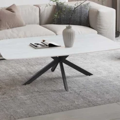 Couchtisch Barock | 130 x 70 x 45 cm | Grau
