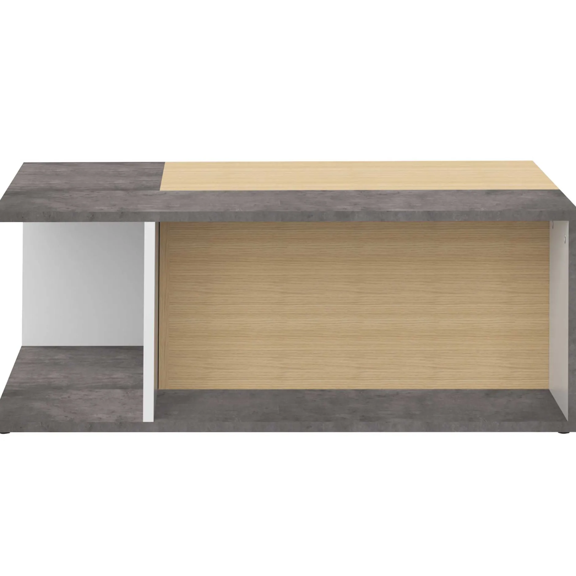 Couchtisch Cleo - Beton/Eiche