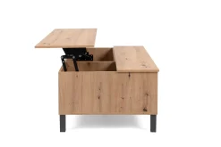 Couchtisch Comas 103x67 mit 1 Tür - Eiche