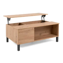Couchtisch Comas 103x67 mit 1 Tür - Eiche