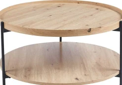Couchtisch Davina | Ø80 x 40 cm | Old Oak Design
