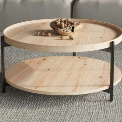 Couchtisch Davina | Ø80 x 40 cm | Old Oak Design