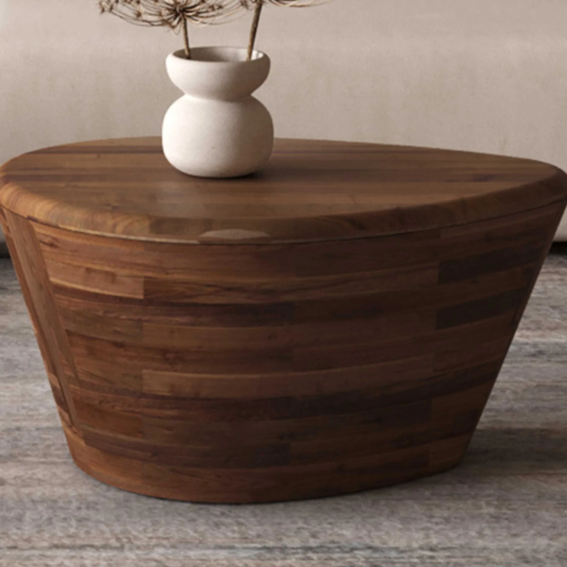 Couchtisch Eibar | 70 x 53 x 35 cm | Mangoholz-Design