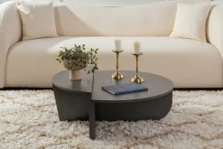 Couchtische Orion - 60x90x30cm - 2er Set - anthrazit