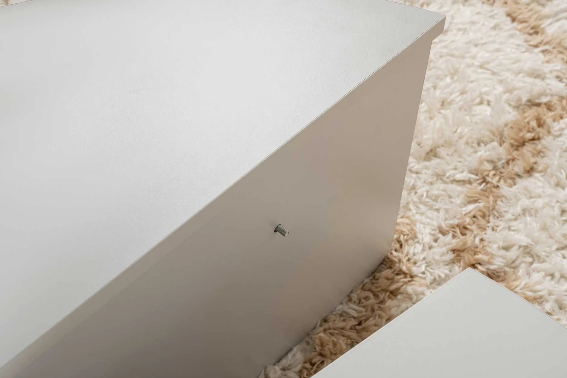 Couchtische Orion - 60x90x30cm - Satz von 2 - grau