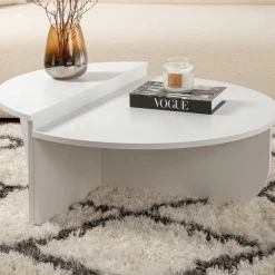 Couchtische Orion - 60x90x30cm - Satz von 2 - weiß