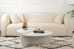 Couchtische Orion - 60x90x30cm - Satz von 2 - weiß