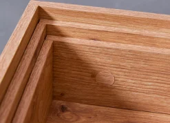 Couchtisch Filora | 110 x 50 x 40 cm | 2 Ablagefächer | Farbe: Eiche