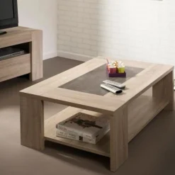 Couchtisch Fumay 105x73x37cm - Eiche Dekor/Beton