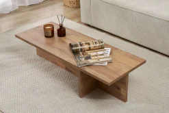 Couchtisch Harbor - 100% MELAMINE - Atlantik-Kiefer - 30 x 45 x 120 cm