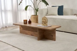 Couchtisch Harbor - 100% MELAMINE - Atlantik-Kiefer - 30 x 45 x 120 cm