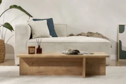 Couchtisch Harbor - 100% MELAMINE - Saphireiche - 30 x 45 x 120 cm