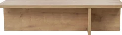 Couchtisch Harbor - 100% MELAMINE - Saphireiche - 30 x 45 x 120 cm