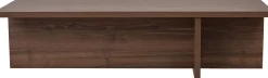 Couchtisch Harbor - 100% MELAMINE - Walnuss - 30 x 45 x 120 cm