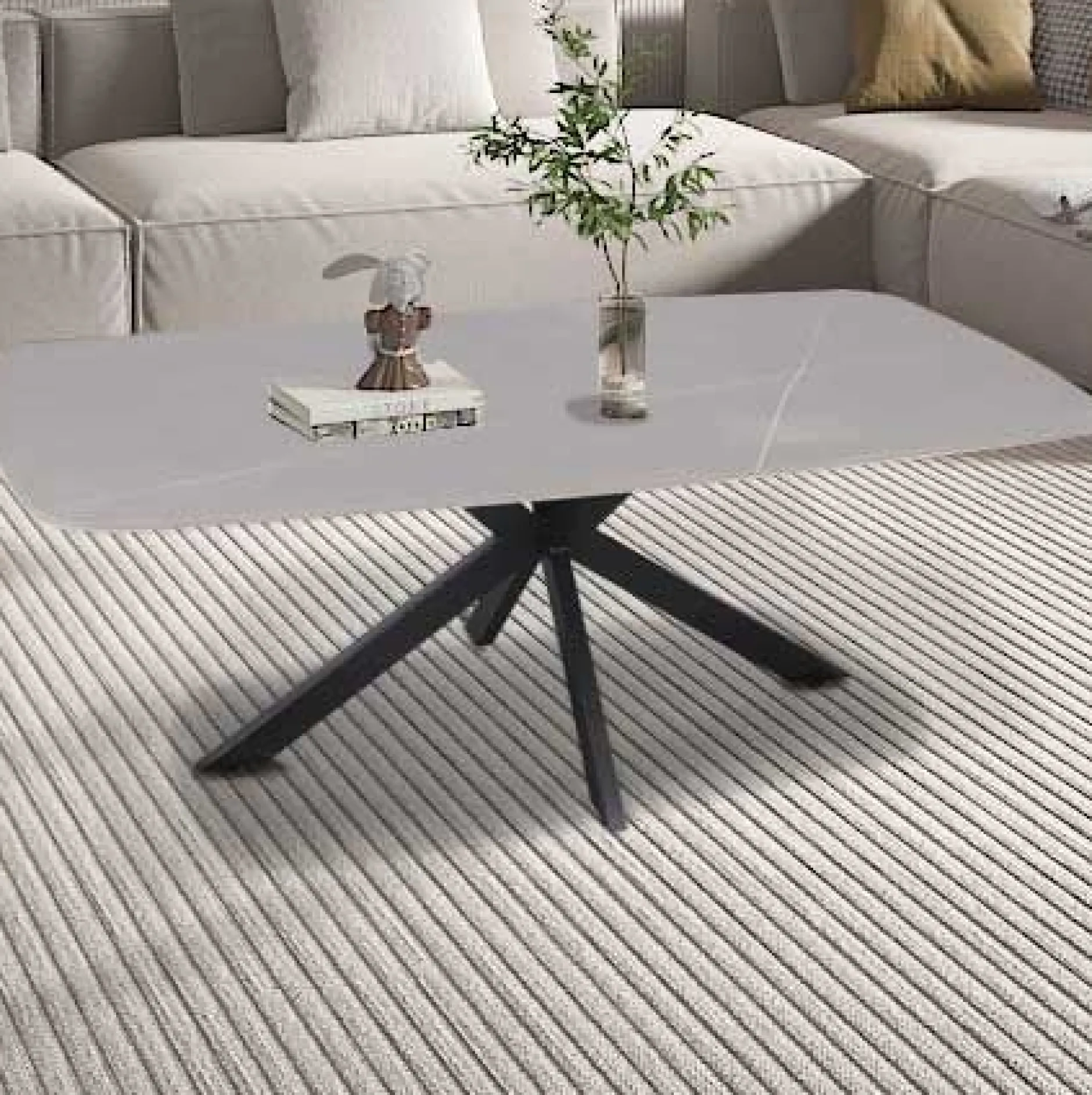 Couchtisch Helios | 130 x 70 x 45 cm | Grau