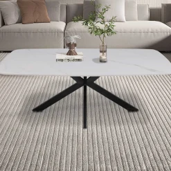 Couchtisch Helios | 130 x 70 x 45 cm | weiß