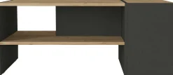 Couchtisch Izia - 110x60x45cm - Anthrazit/Eiche Dekor