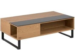 Couchtisch Izzy 110cm - Eiche/schwarz